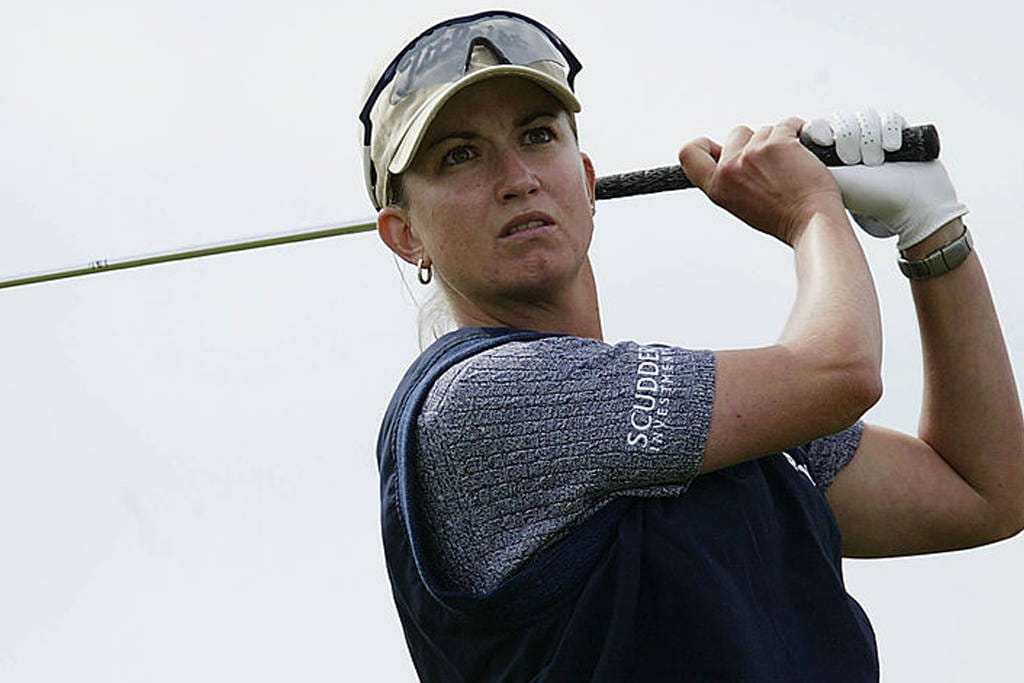Australian golfer Karrie Webb